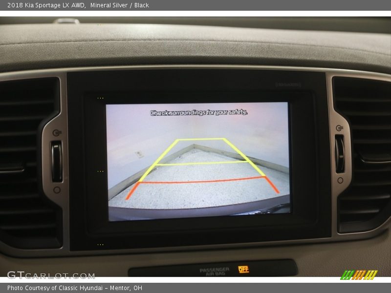 Mineral Silver / Black 2018 Kia Sportage LX AWD