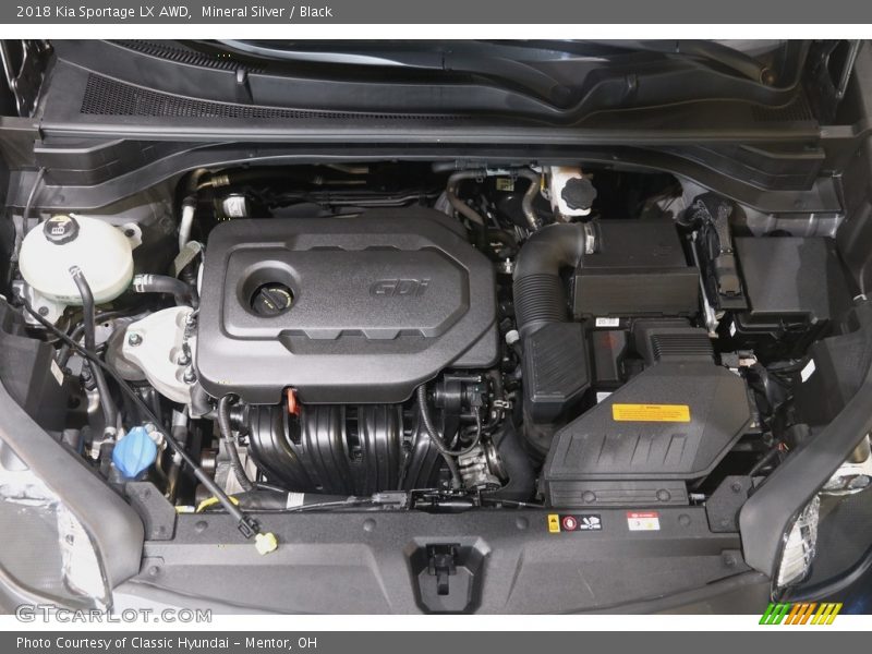 Mineral Silver / Black 2018 Kia Sportage LX AWD