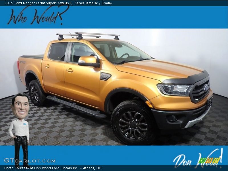 Saber Metallic / Ebony 2019 Ford Ranger Lariat SuperCrew 4x4