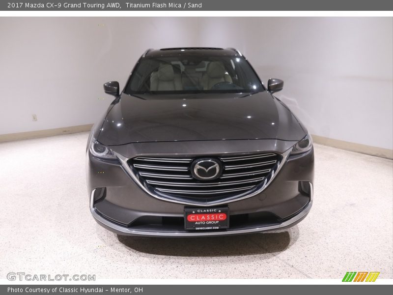 Titanium Flash Mica / Sand 2017 Mazda CX-9 Grand Touring AWD