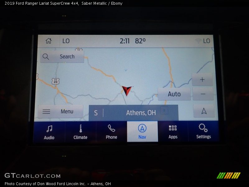 Saber Metallic / Ebony 2019 Ford Ranger Lariat SuperCrew 4x4