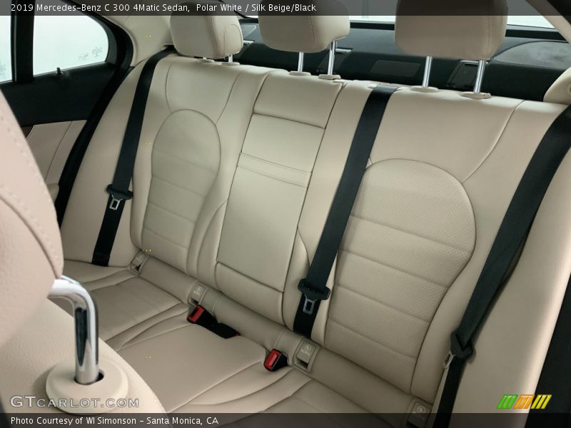 Rear Seat of 2019 C 300 4Matic Sedan