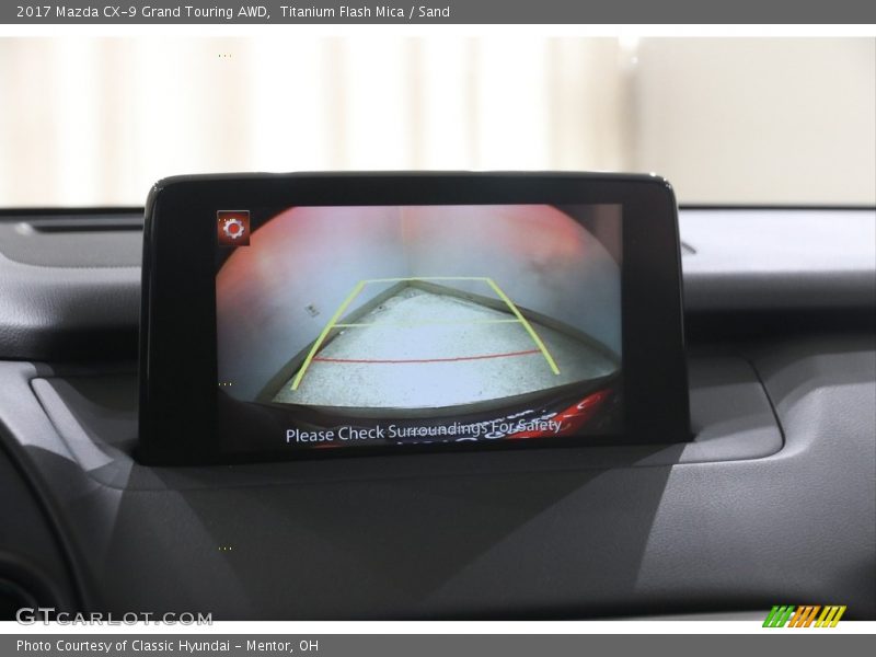 Titanium Flash Mica / Sand 2017 Mazda CX-9 Grand Touring AWD