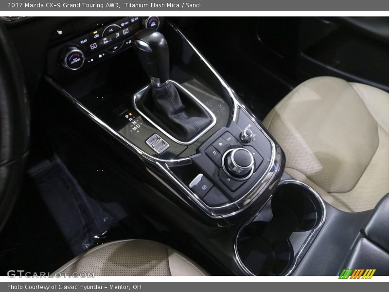 Titanium Flash Mica / Sand 2017 Mazda CX-9 Grand Touring AWD