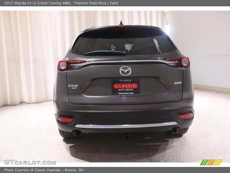 Titanium Flash Mica / Sand 2017 Mazda CX-9 Grand Touring AWD