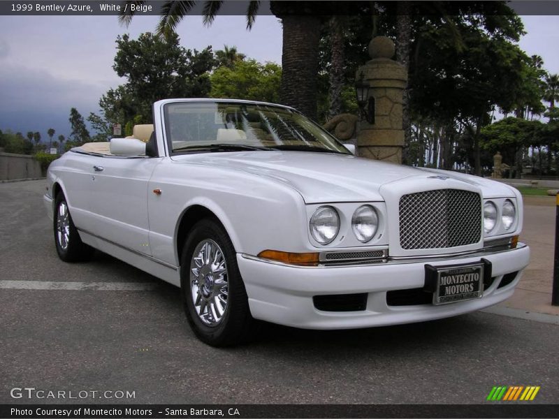 White / Beige 1999 Bentley Azure