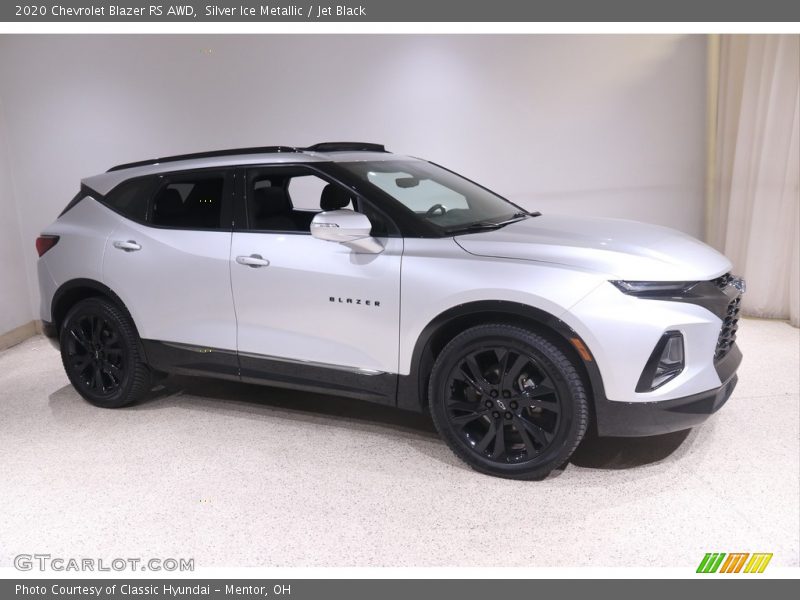 Silver Ice Metallic / Jet Black 2020 Chevrolet Blazer RS AWD