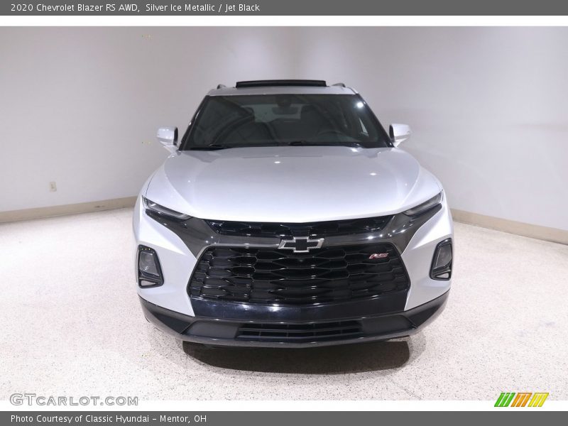Silver Ice Metallic / Jet Black 2020 Chevrolet Blazer RS AWD