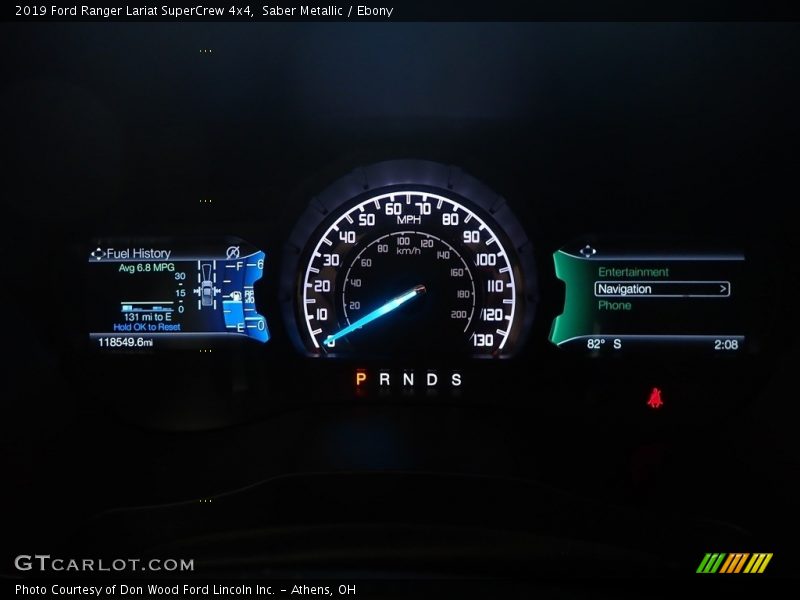 Saber Metallic / Ebony 2019 Ford Ranger Lariat SuperCrew 4x4