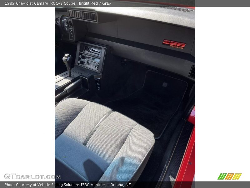 Dashboard of 1989 Camaro IROC-Z Coupe