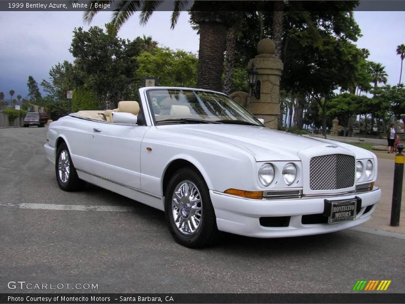 White / Beige 1999 Bentley Azure