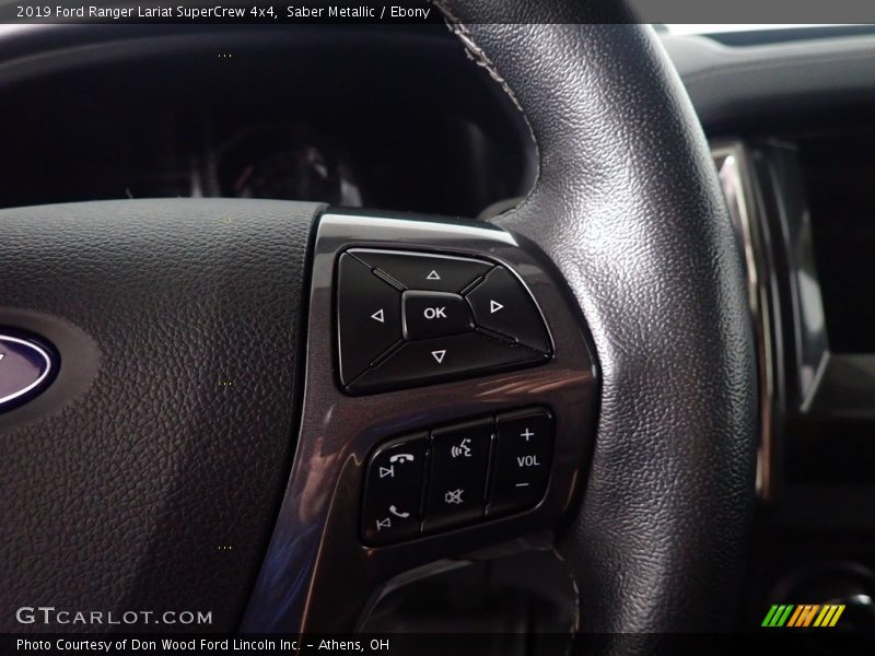 Saber Metallic / Ebony 2019 Ford Ranger Lariat SuperCrew 4x4