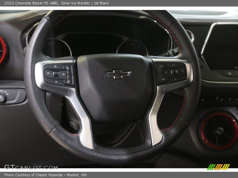 Silver Ice Metallic / Jet Black 2020 Chevrolet Blazer RS AWD
