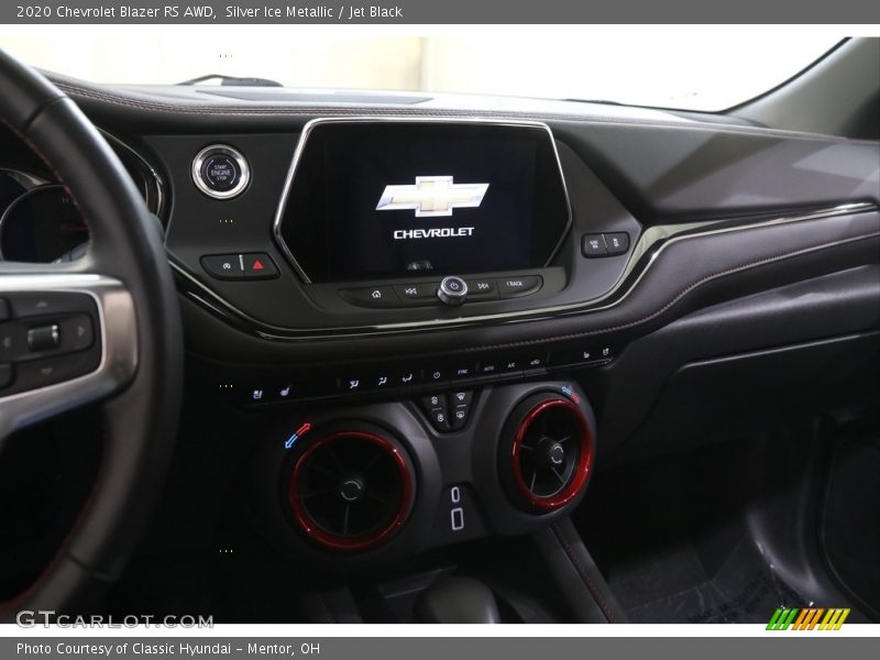 Silver Ice Metallic / Jet Black 2020 Chevrolet Blazer RS AWD