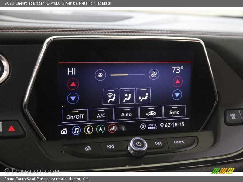 Silver Ice Metallic / Jet Black 2020 Chevrolet Blazer RS AWD