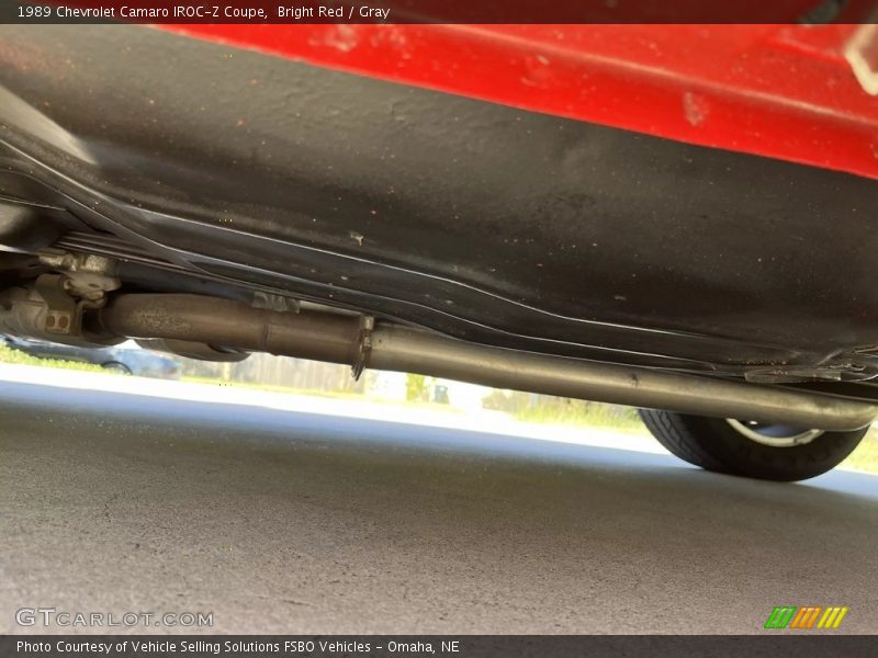 Undercarriage of 1989 Camaro IROC-Z Coupe