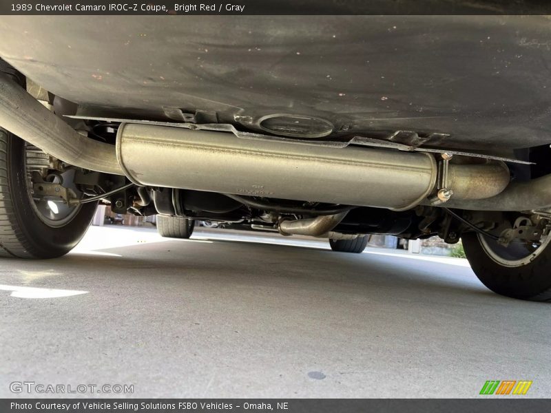 Undercarriage of 1989 Camaro IROC-Z Coupe