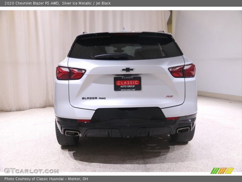 Silver Ice Metallic / Jet Black 2020 Chevrolet Blazer RS AWD