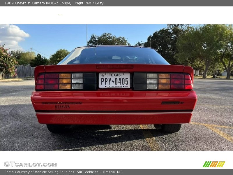  1989 Camaro IROC-Z Coupe Bright Red