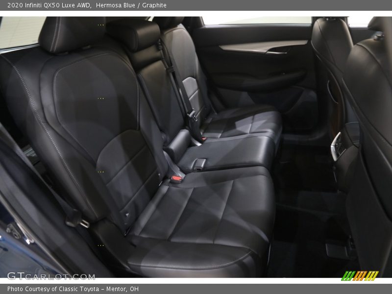 Rear Seat of 2020 QX50 Luxe AWD