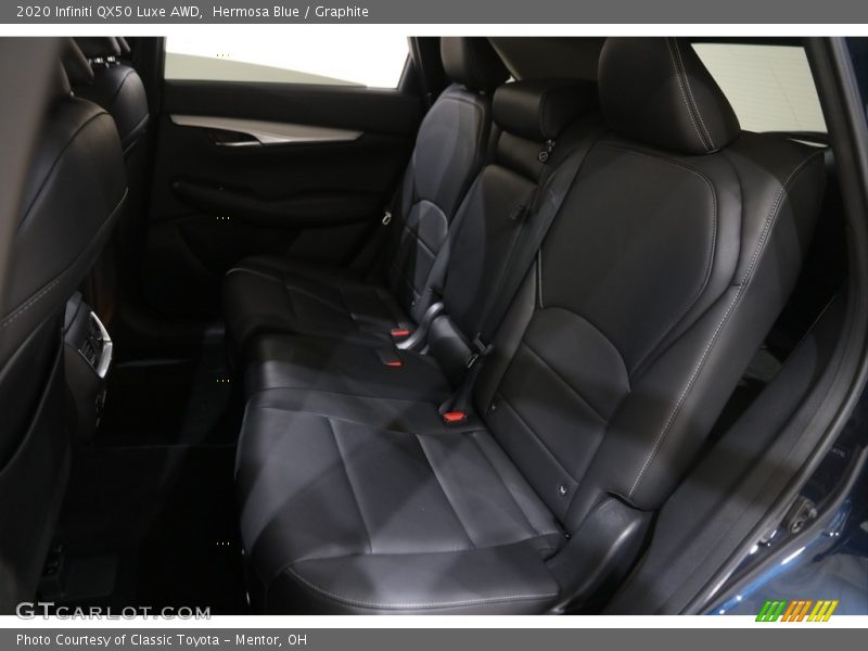 Rear Seat of 2020 QX50 Luxe AWD