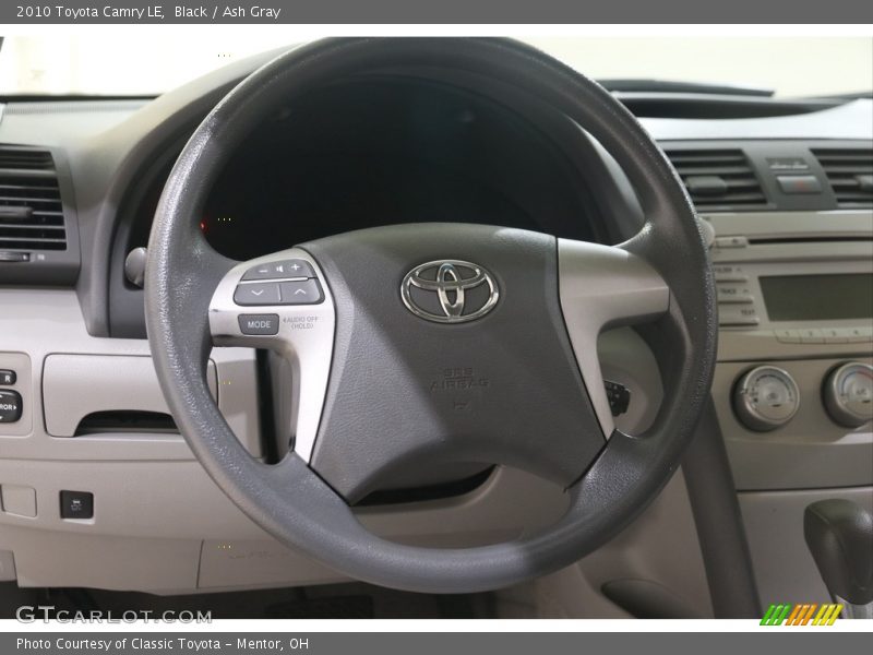 Black / Ash Gray 2010 Toyota Camry LE