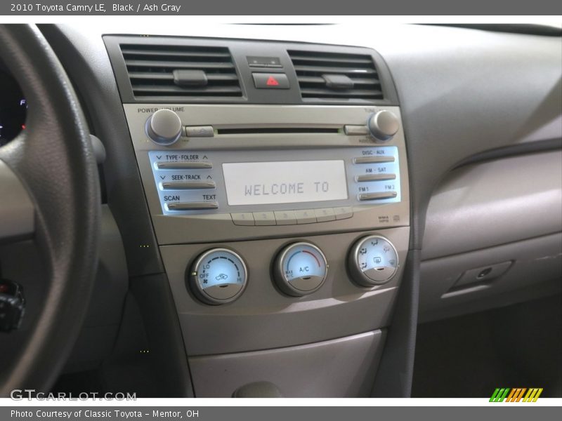 Black / Ash Gray 2010 Toyota Camry LE