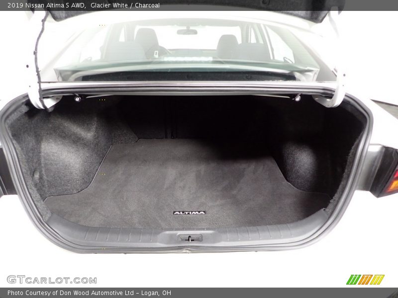 Glacier White / Charcoal 2019 Nissan Altima S AWD