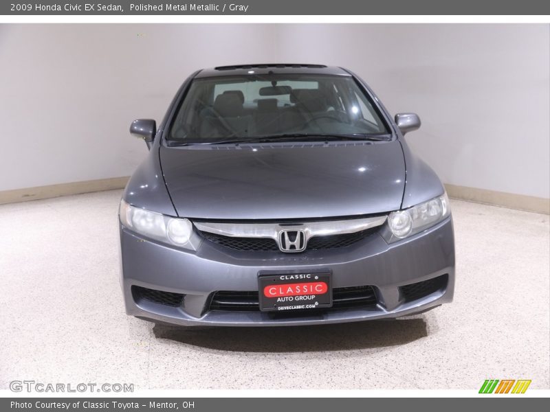 Polished Metal Metallic / Gray 2009 Honda Civic EX Sedan