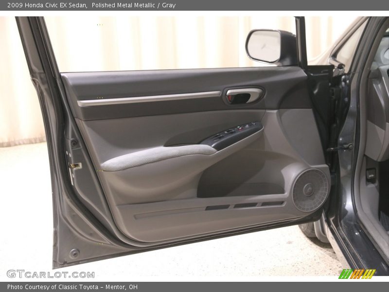 Polished Metal Metallic / Gray 2009 Honda Civic EX Sedan