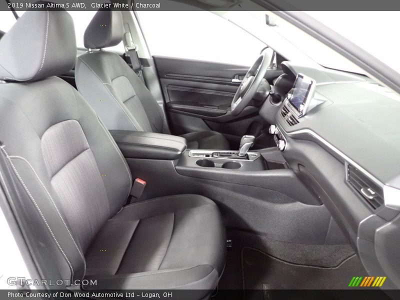 Glacier White / Charcoal 2019 Nissan Altima S AWD