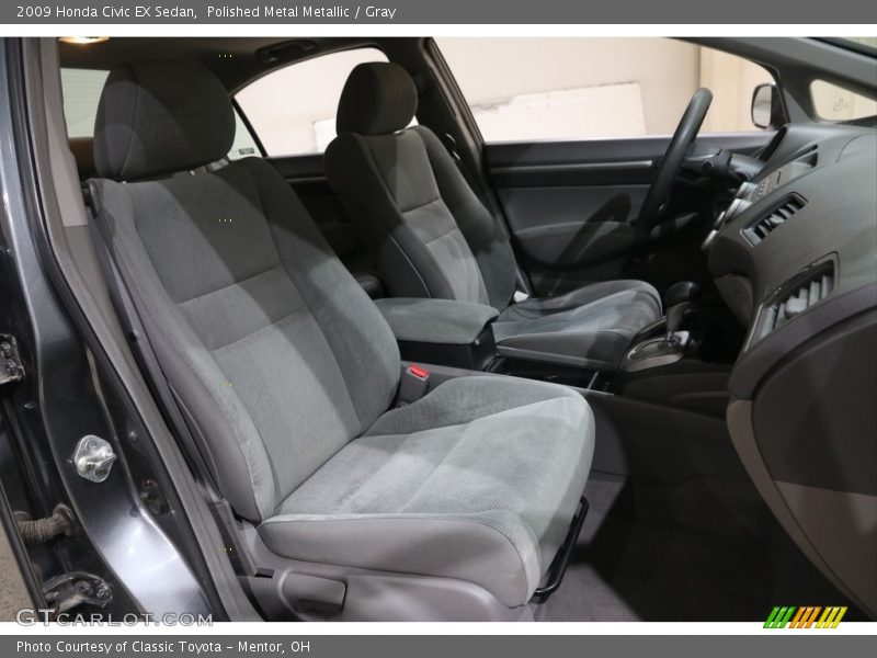 Polished Metal Metallic / Gray 2009 Honda Civic EX Sedan