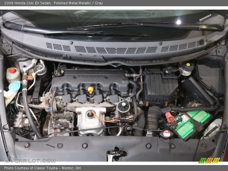 Polished Metal Metallic / Gray 2009 Honda Civic EX Sedan