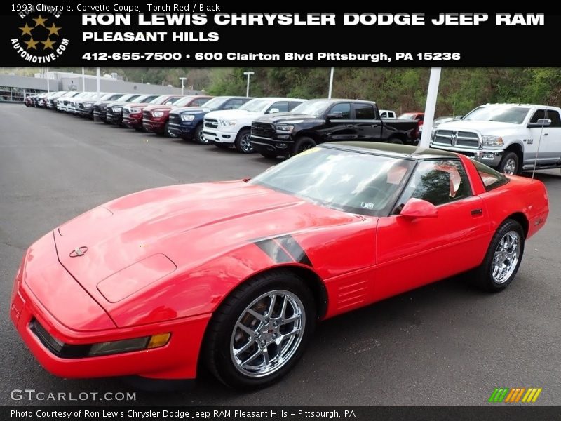 Torch Red / Black 1993 Chevrolet Corvette Coupe