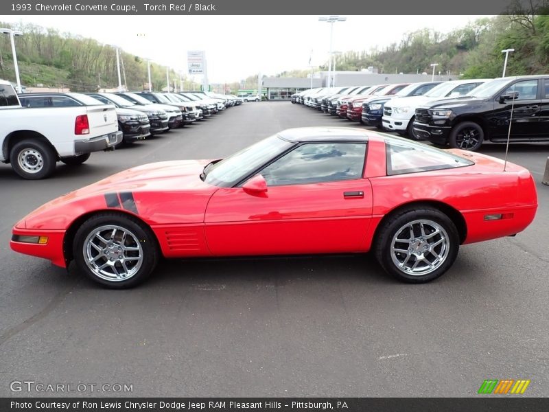 Torch Red / Black 1993 Chevrolet Corvette Coupe
