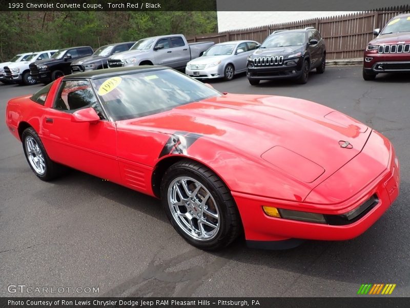 Torch Red / Black 1993 Chevrolet Corvette Coupe