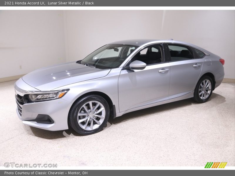 Lunar Silver Metallic / Black 2021 Honda Accord LX