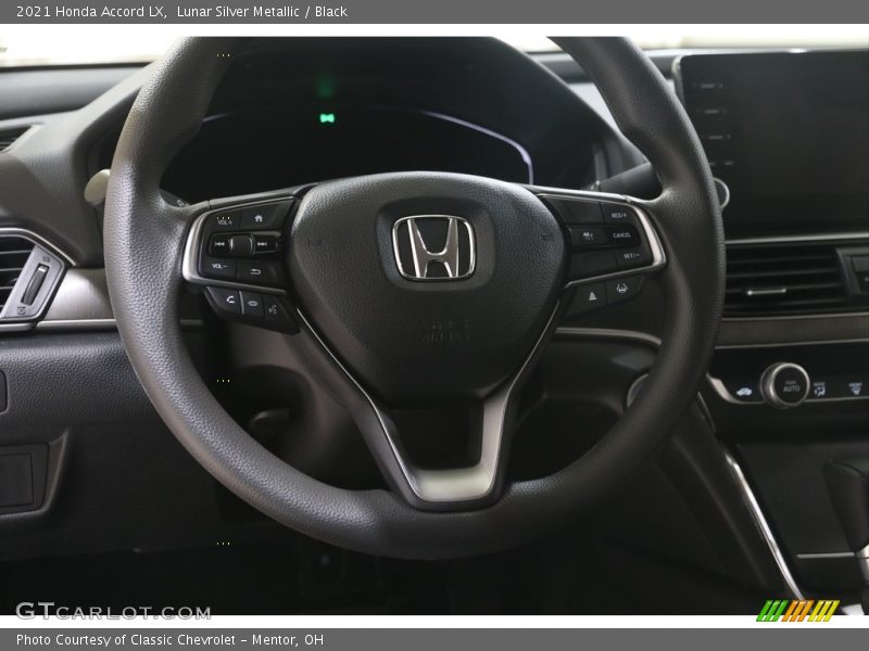 Lunar Silver Metallic / Black 2021 Honda Accord LX