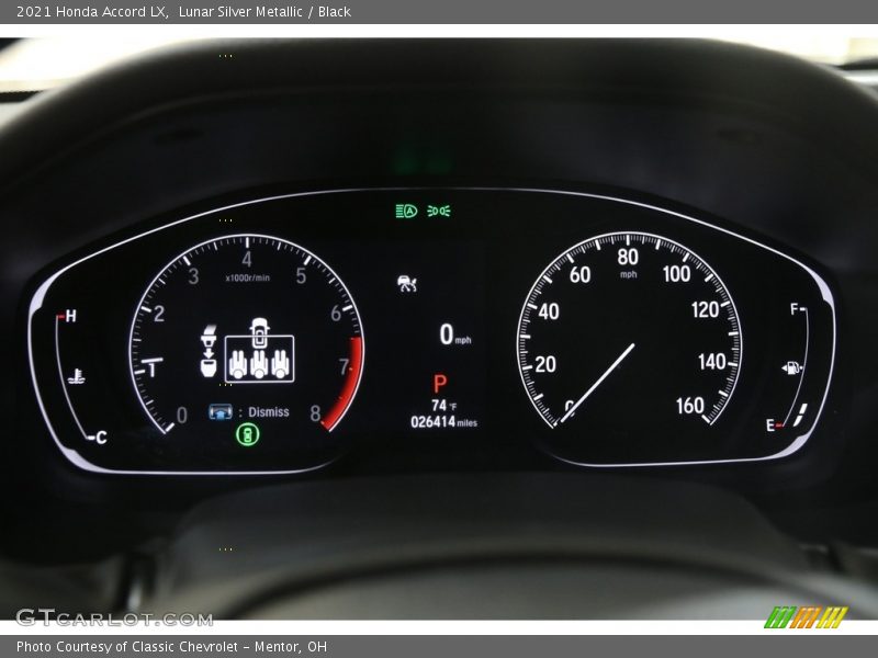 Lunar Silver Metallic / Black 2021 Honda Accord LX