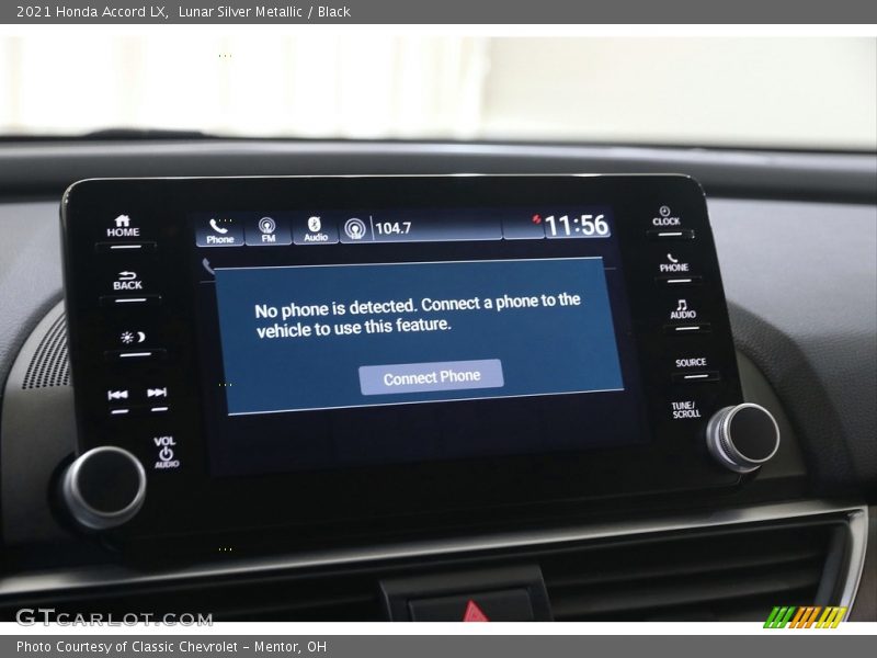 Lunar Silver Metallic / Black 2021 Honda Accord LX