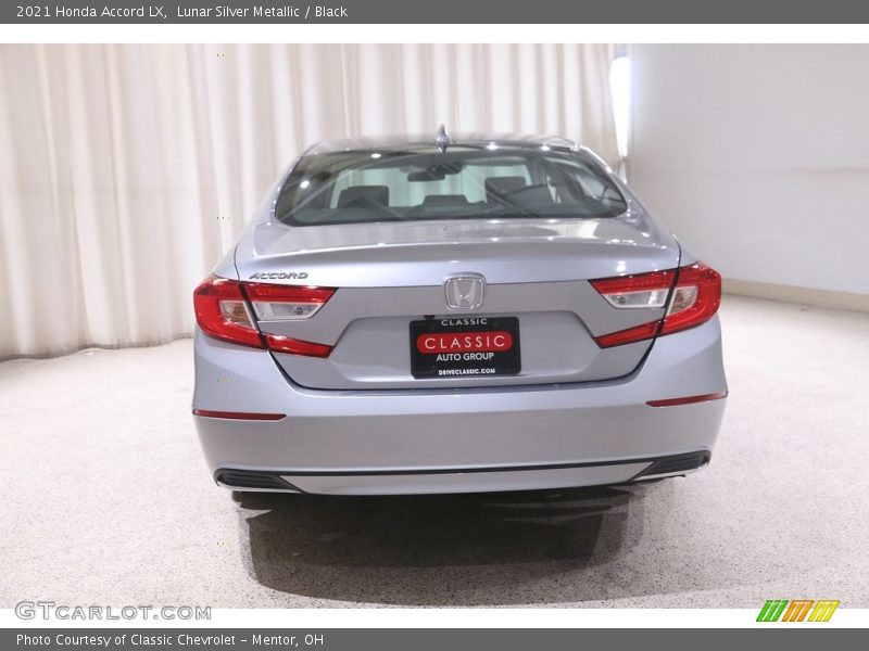 Lunar Silver Metallic / Black 2021 Honda Accord LX