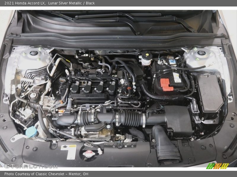 Lunar Silver Metallic / Black 2021 Honda Accord LX