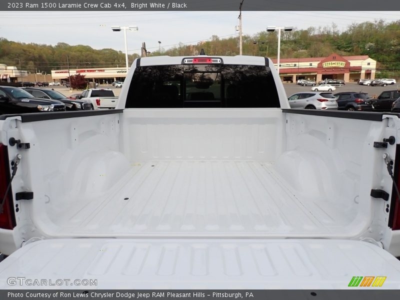 Bright White / Black 2023 Ram 1500 Laramie Crew Cab 4x4