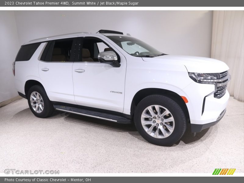 Summit White / Jet Black/Maple Sugar 2023 Chevrolet Tahoe Premier 4WD