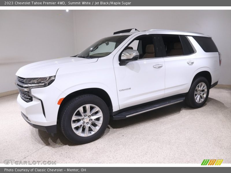 Summit White / Jet Black/Maple Sugar 2023 Chevrolet Tahoe Premier 4WD