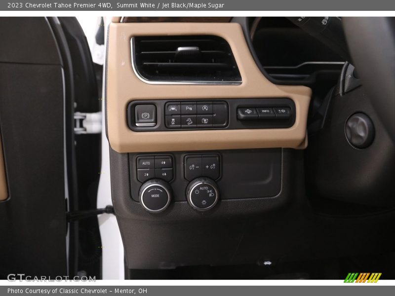 Summit White / Jet Black/Maple Sugar 2023 Chevrolet Tahoe Premier 4WD