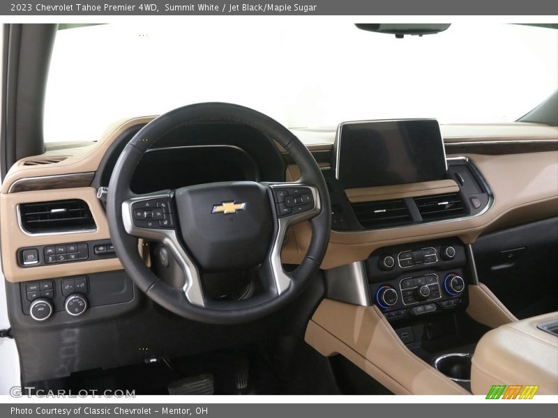 Summit White / Jet Black/Maple Sugar 2023 Chevrolet Tahoe Premier 4WD