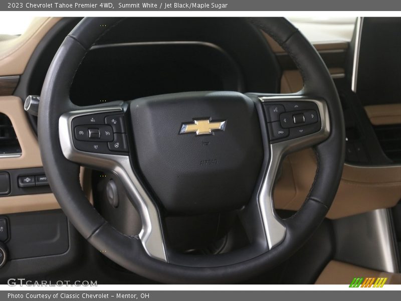 Summit White / Jet Black/Maple Sugar 2023 Chevrolet Tahoe Premier 4WD