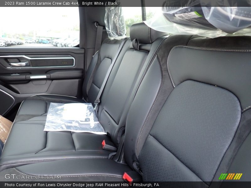 Bright White / Black 2023 Ram 1500 Laramie Crew Cab 4x4