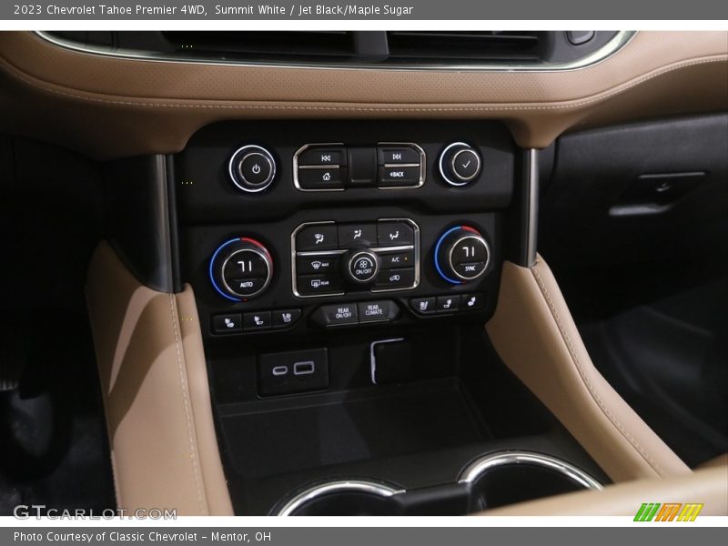 Summit White / Jet Black/Maple Sugar 2023 Chevrolet Tahoe Premier 4WD